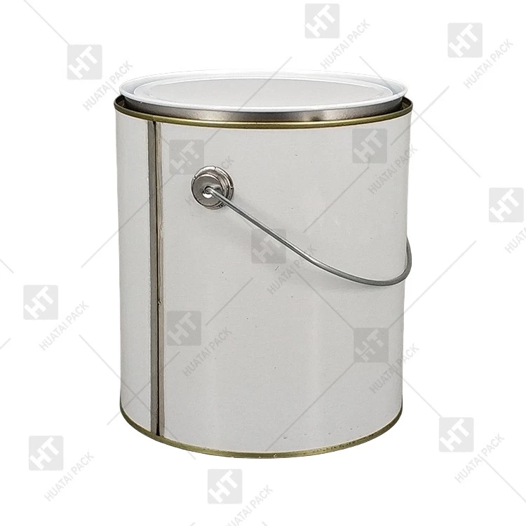 Empty Round Tin Can